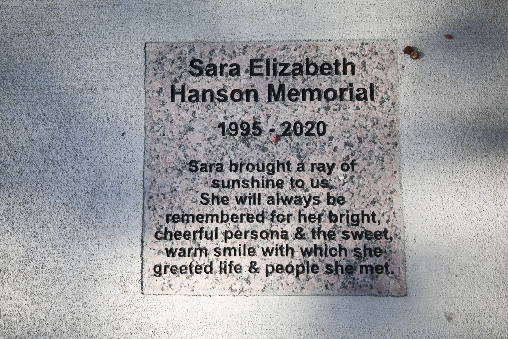 A plaque reads: 