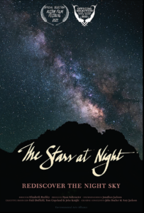 A poster image for "The Stars at Night" shows the night sky with the Milky Way behind a mountainous landscape.