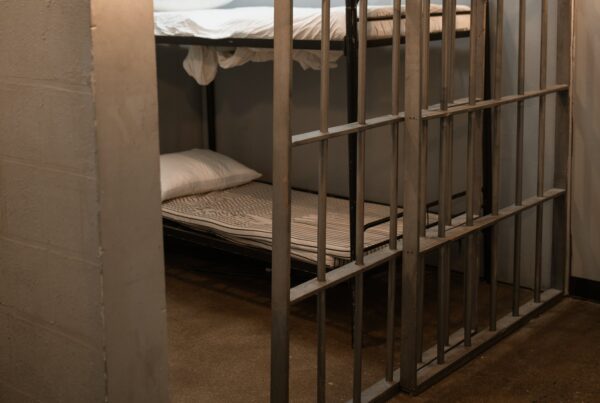 Stock image of a prison cell.