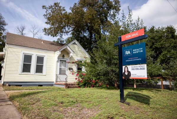 Austin homes used to sell in a week. Now sales take months, if they happen at all.