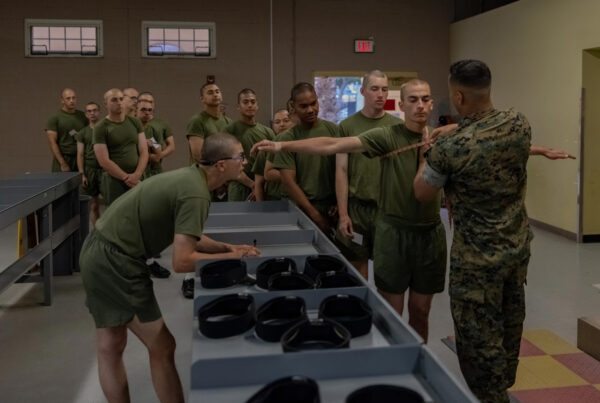 The Marine Corps says its pandemic-related uniform shortage is easing and should end by mid-summer