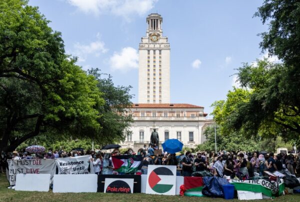 Police again arrest pro-Palestinian protesters setting up camp at UT Austin
