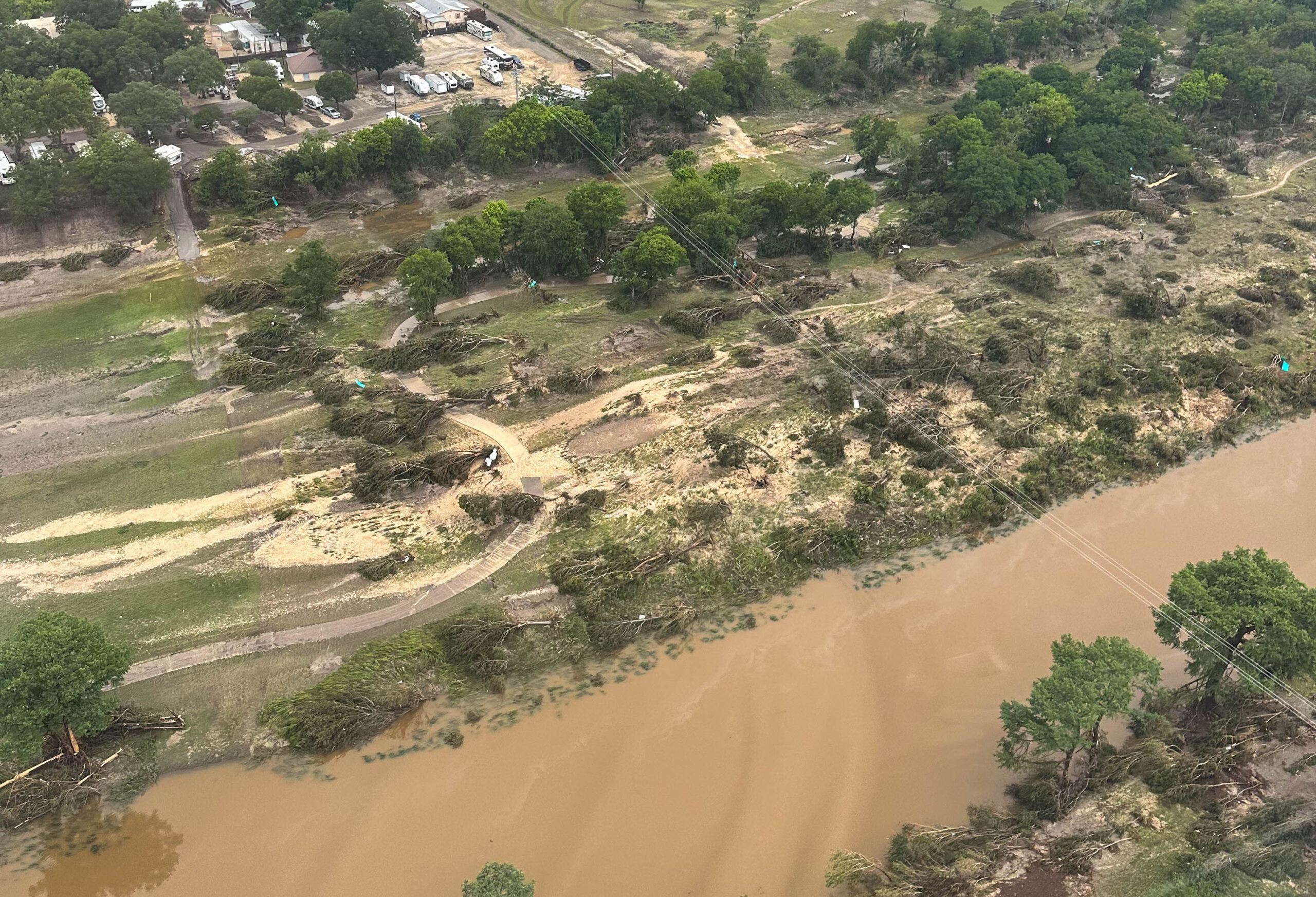 See aerial photos of the flooding aftermath in Kerr County | Texas