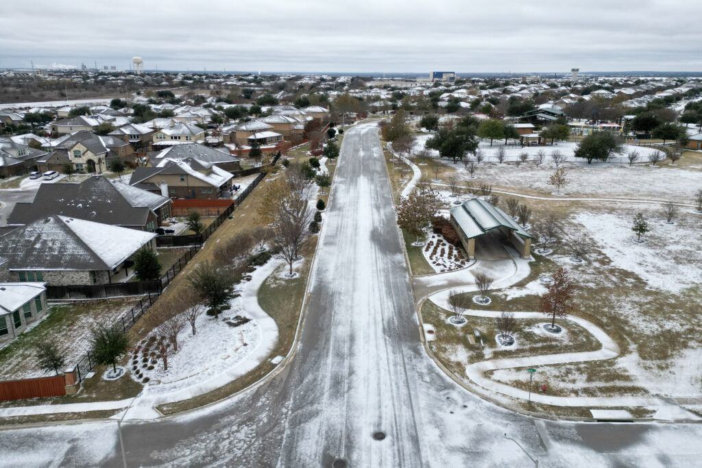 Winter storm leaves slick roads for much of Texas, but the grid held up