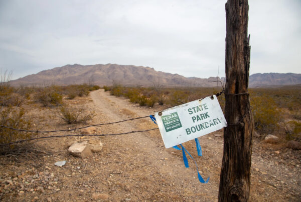 In the mountains of Far West Texas, a new public park starts to take shape