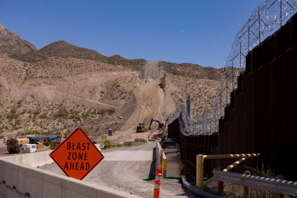 Border wall under construction on cherished Mt. Cristo Rey