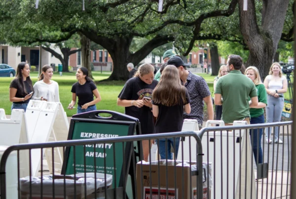 Dueling events at Baylor spotlight growing divide over faith and politics on campus