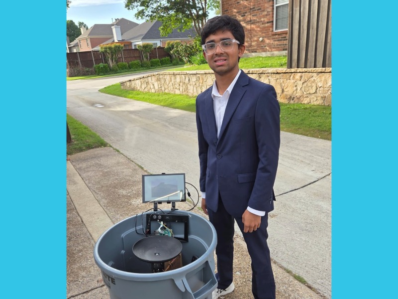 This Texas teen’s inventions take the guesswork out of recycling